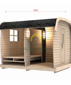 Camping Cabin BUS 2,4 m x 3 m