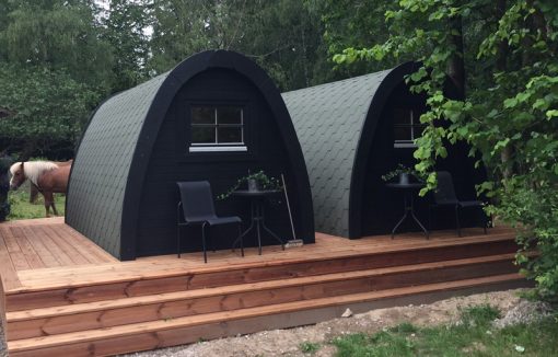 Insulated camping Pod 2.4 m x 4.8 m