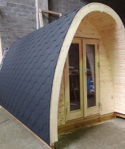 Insulated camping Pod 2,4 m x 3 m