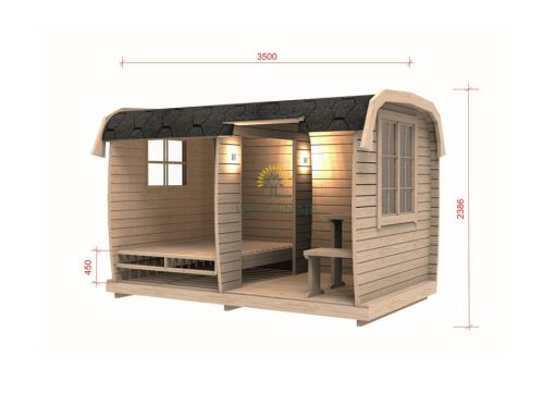 Camping Cabin BUS 2.4 m x 3.5 m