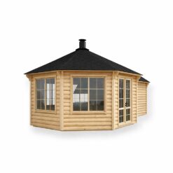 Grill pavilion with extension 16.5 m² + 4.79 m²