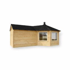 Grill pavilion with extension 16.5 m² + 4.79 m²