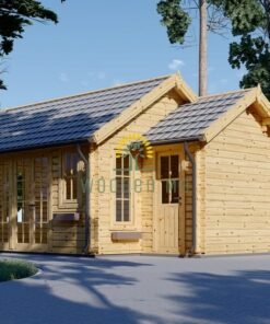 Wooden cabin ELLA (7m x 4m), 44mm/66mm