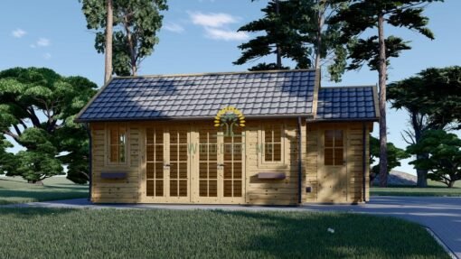 Wooden cabin ELLA (7m x 4m), 44mm/66mm