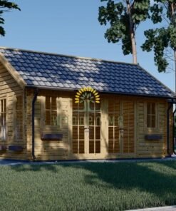 Wooden cabin ELLA (7m x 4m), 44mm/66mm