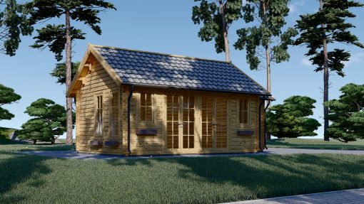 Wooden cabin ELLA (7m x 4m), 44mm