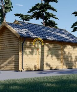 Wooden cabin ELLA (7m x 4m), 44mm/66mm