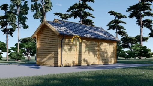 Wooden cabin ELLA (7m x 4m), 44mm/66mm