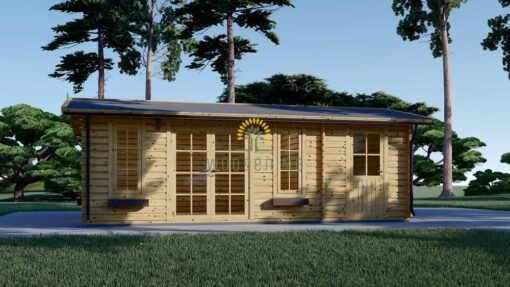 Wooden house LEA (7m x 4m), 44mm/66mm