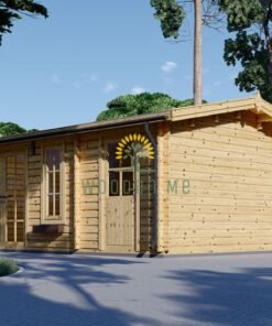 Wooden house LEA (7m x 4m), 44mm/66mm