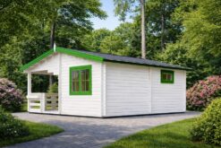 6x6 Garden House with Terrace OLIVIA