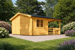 6x6 Garden House with Terrace OLIVIA