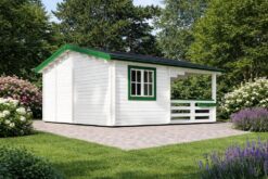 6x6 Garden House with Terrace OLIVIA