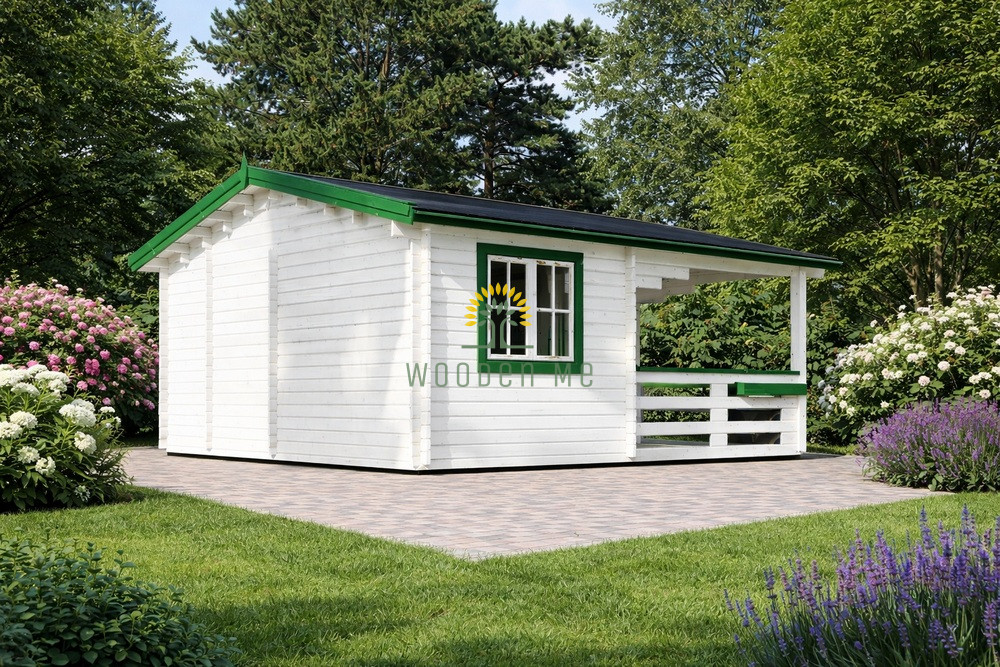 6x6 Garden House OLIVIA with Terrace