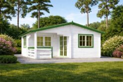 6x6 Garden House with Terrace OLIVIA