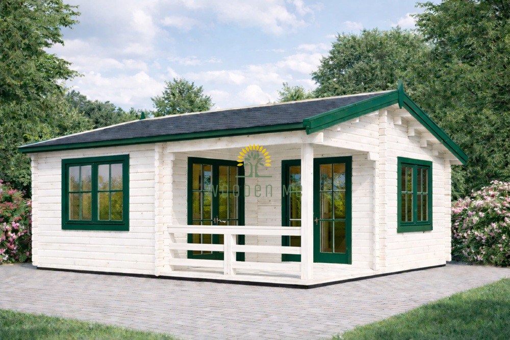 6x6 Garden House OLIVIA with Terrace