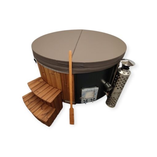 Integrated Heater Hot Tub, termo wood, termmo lid