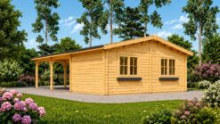 Garage with Double Carport 57 m²
