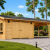 Garage with Double Carport 57 m²