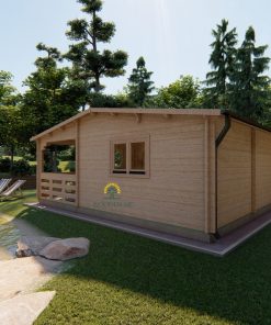 Wooden house ALMA 7m x 8m, 44 mm