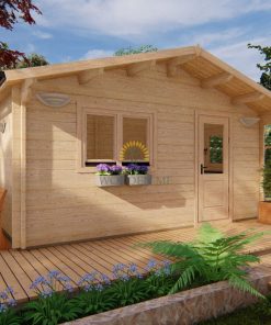 Wooden house ECO 5 m x 5.7 m 44 mm