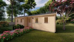 Wooden cabin HELMAND 3 m x 9 m 44 mm