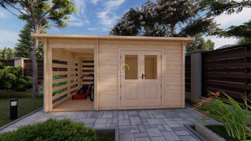 Garden shed LIMA 4,5x3m, 28 mm