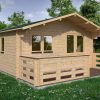Wooden house LINUS 5m x 5m, 44 mm