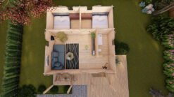 Wooden house Louise 6 x 6 68 mm