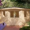 Garden shed LUKNE 3x3m 28mm