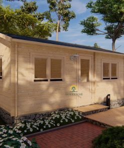 Wooden cabin MURRAY 4m x 6m, 44 mm