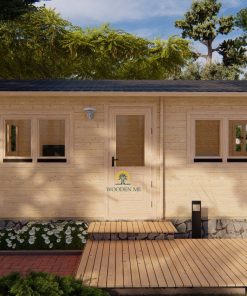 Wooden cabin MURRAY 4m x 6m, 44 mm