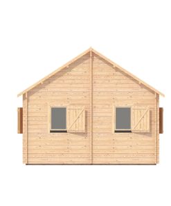 Wooden cabin with loft – TORINO (4.5 m x 6 m)