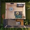 Wooden house TRENTO 6m x 5m, 44 mm