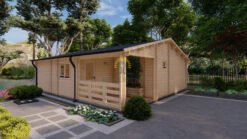 Wooden house Olga 8 x 9 68 mm