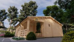Wooden house Olga 8 x 9 68 mm