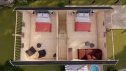 Wooden house Verona 5,93 x 8,75 68 mm