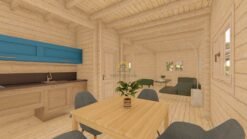 Wooden house Verona 5,93 x 8,75 68 mm