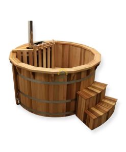 Red - Cedar hot tub