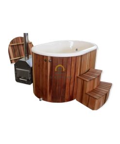 Cedar ofuro hot tub
