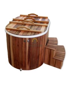Cedar ofuro hot tub