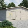 Wooden garage 5.7mx5.7m 68 mm, (32.5 m2)