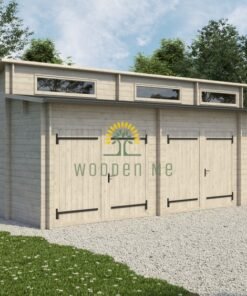 Double garage Favori 5.7 m x 7.7 m (43.7 m²)