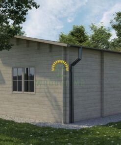 Double garage Favori 5.7 m x 7.7 m (43.7 m²)