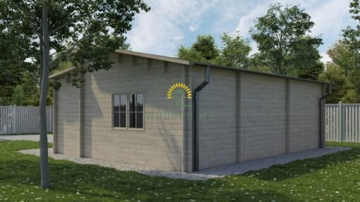 Double garage Favori 5.7 m x 7.7 m (43.7 m²)