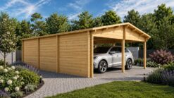 Tivoli – Double Carport with Studio (5.95 × 9.5 m, 44 mm)