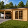 Tivoli – Double Carport with Studio (5.95 × 9.5 m, 44 mm)