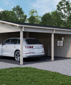 Tivoli – Double carport with shed