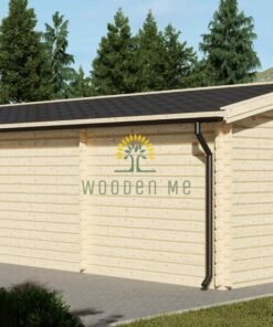 Single garage WOODY (44 mm), 4×7.5 m, 30 m²