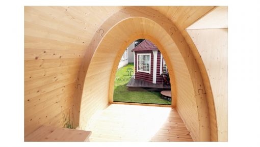 Camping pod with side entrance 2.4×5.9